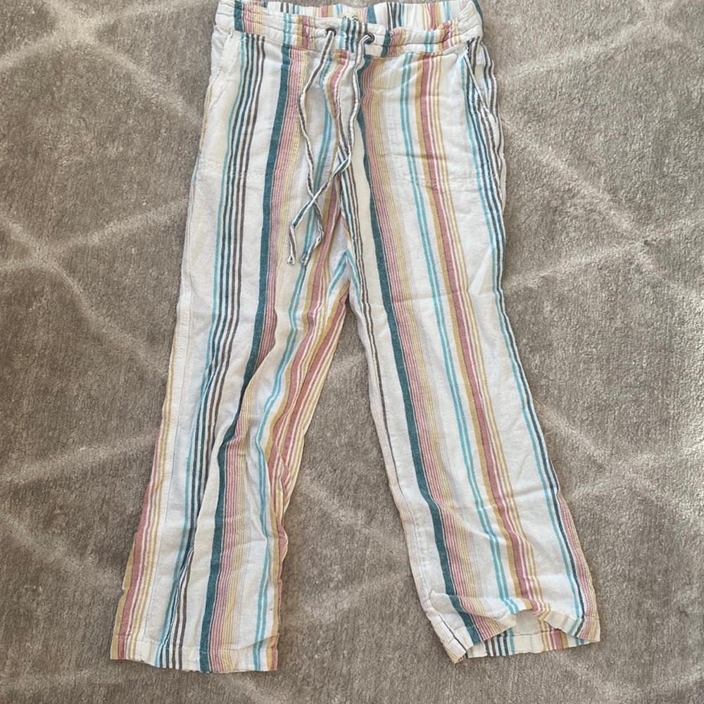 Per Se vertical striped pants